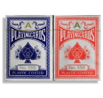   Playingcards blue and red